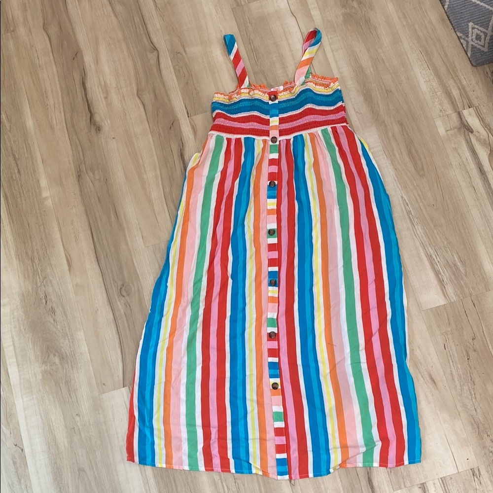 Wonder Nation XL Rainbow Buttoned  Front Sundress🌻
